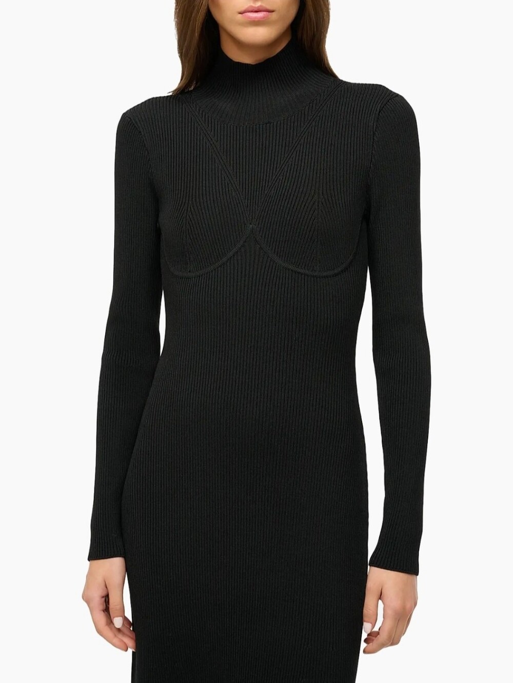 Staud Obsidian Knit Maxi Dress Black XL NWT New - Picture 6 of 13